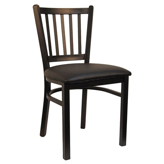 H&D Seating Vertical Back Metal Chair - Set of 2