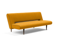 Innovation Living Unfurl Sofa in Dark Wood Legs