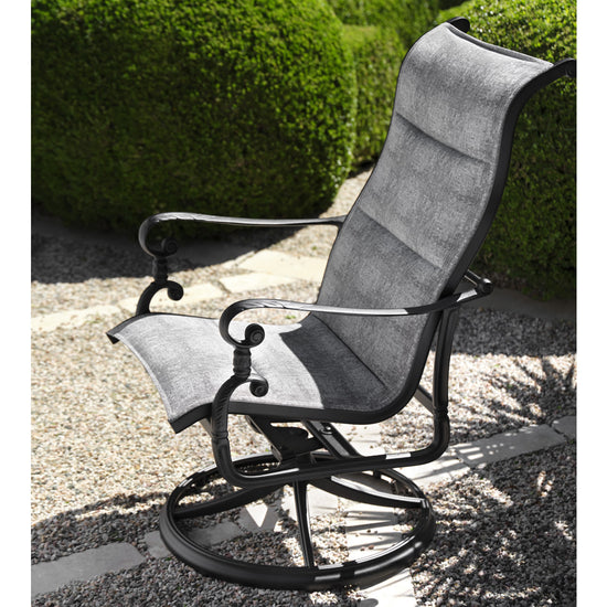 Woodard Avondale Padded Sling Dining Arm Chair