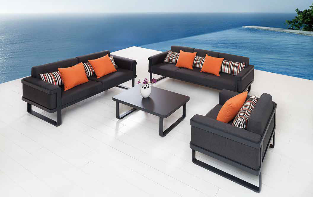 Florida Seating Palm Beach Coffee Table - Aluminum