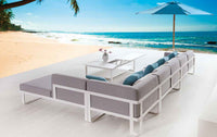 Florida Seating Palm Beach Coffee Table - Aluminum