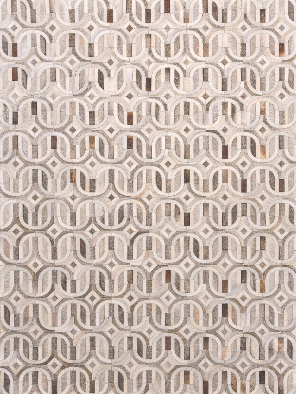 Exquisite Rugs Natural Hide Cowhide Silver Area Rug