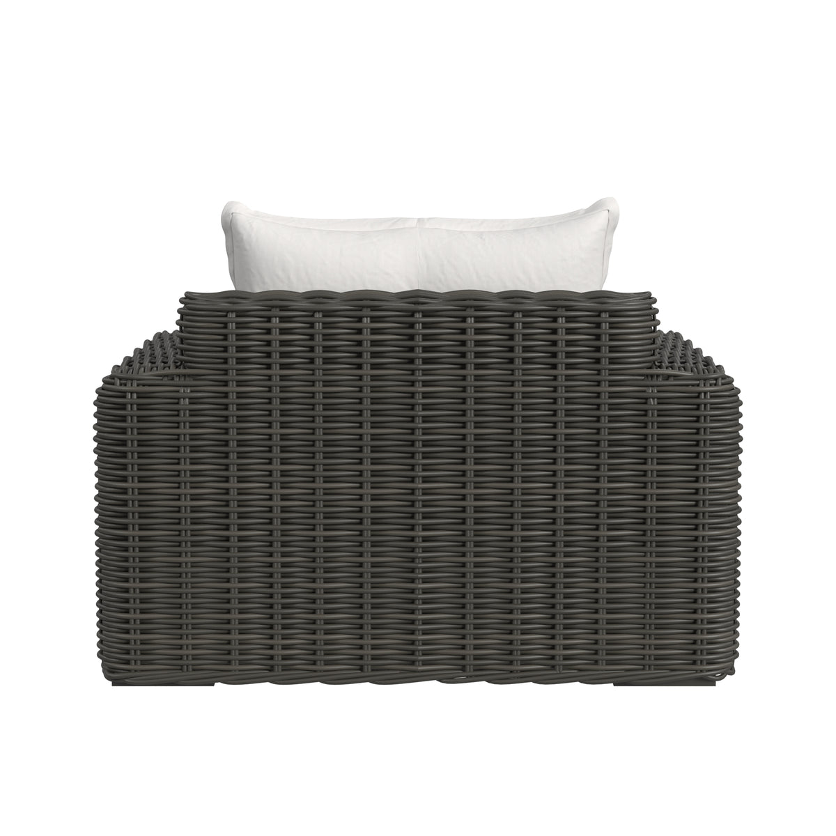 Sunset West Cabo Oversized Club Chair in Soothe Pearl with Flange Welt