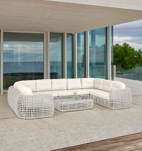 Skyline Design Dynasty 10-Piece Sectional Set with Sunbrella Cushions
