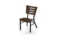 Telescope Casual Avant MGP Aluminum Stacking Dining Chair, White, Kona, Dining Chairs, Polymer, Avant, Aluminum, Square, 4 Legs, Outdoor
