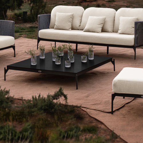 Skyline Design Boston Coffee Table with Glass