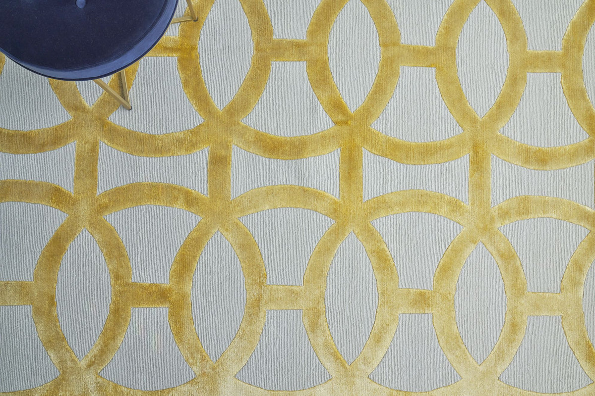 Exquisite Rugs Metro Velvet Handmade Hand-Knotted New Zealand Wool and Viscose  Area Rug