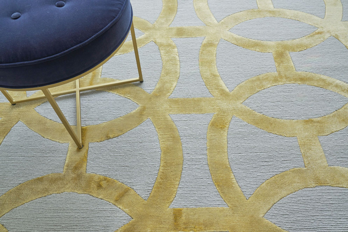 Exquisite Rugs Metro Velvet Handmade Hand-Knotted New Zealand Wool and Viscose  Area Rug