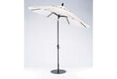 Telescope Casual Value Market Umbrella 9' Market Umbrella with Powdercoat Aluminum Frame and Autotilt, Value White, Red, Aluminum, Outdoor