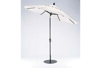 Telescope Casual Value Market Umbrella 9' Market Umbrella with Powdercoat Aluminum Frame and Autotilt, Value White, Red, Aluminum, Outdoor