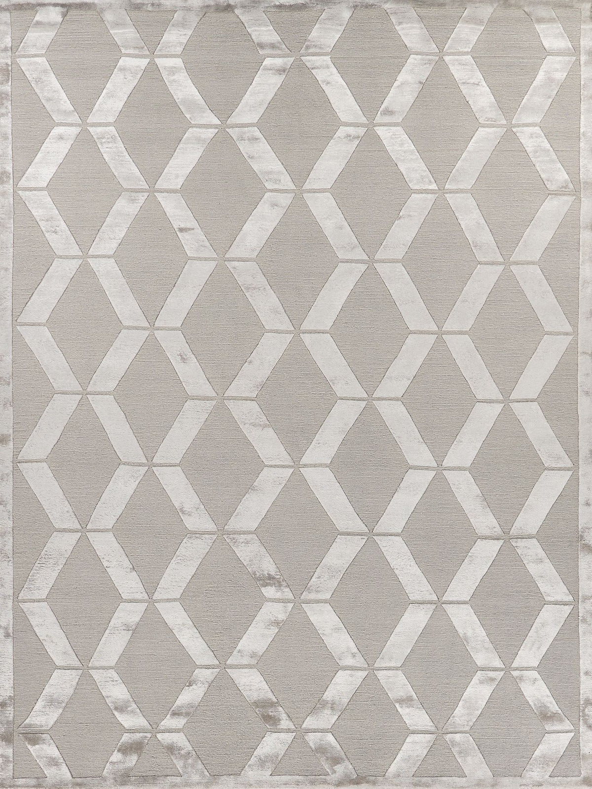 Exquisite Rugs Metro Velvet Handmade Hand-Knotted New Zealand Wool and Viscose  Area Rug