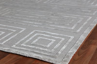 Exquisite Rugs Metro Velvet Handmade Hand-Knotted New Zealand Wool and Viscose  Area Rug