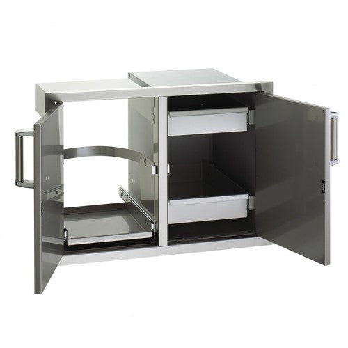 Fire Magic Select Double Door with Trash Tray & Dual Drawers