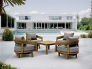Anderson Teak Toscana 5-pc Deep Seating Swivel Set