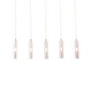 Zuo Modern Celeron Ceiling Lamp Clear, Lighting, Chrome, Steel, 