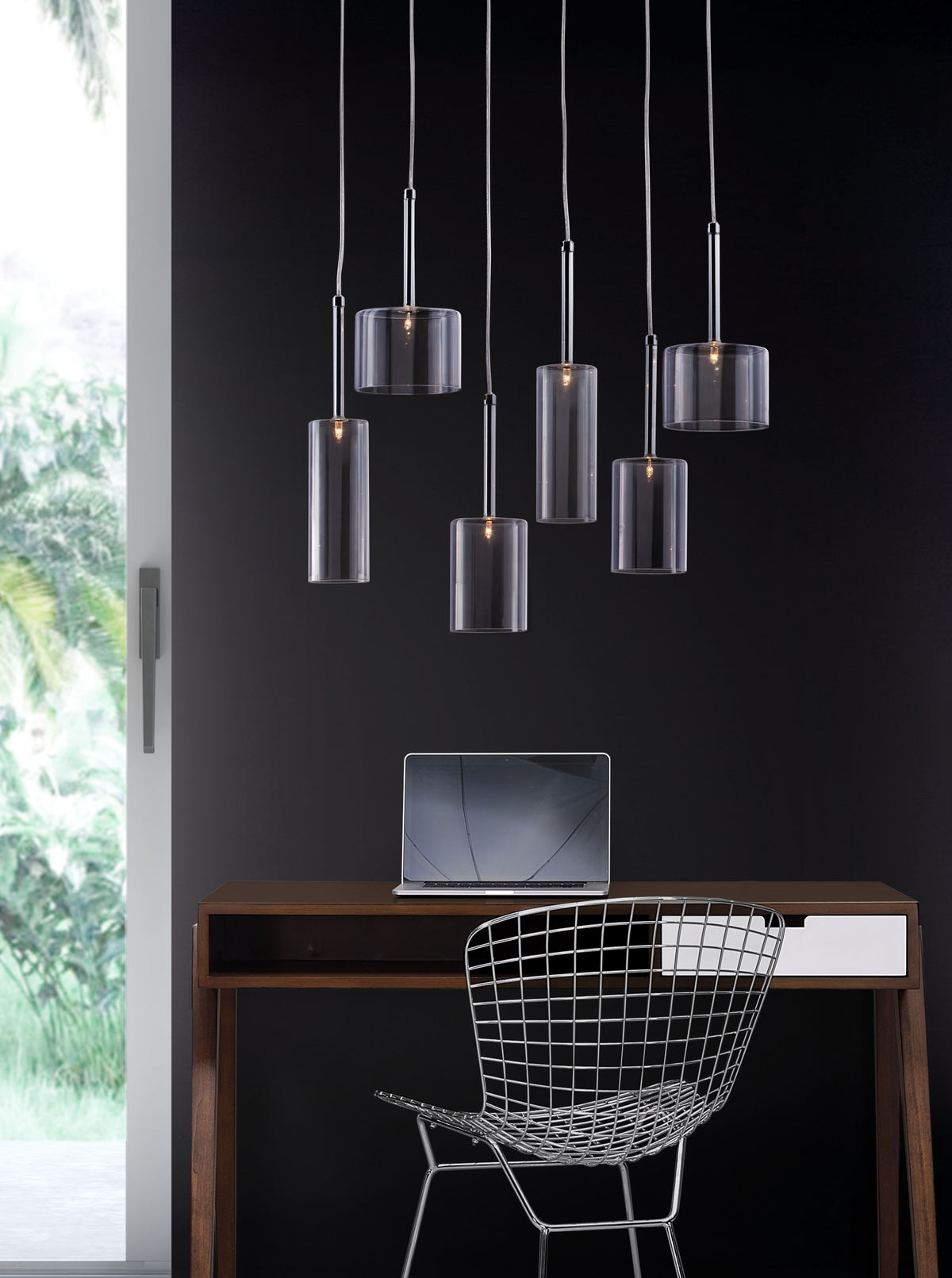 Zuo Modern Hale Ceiling Lamp Clear, 