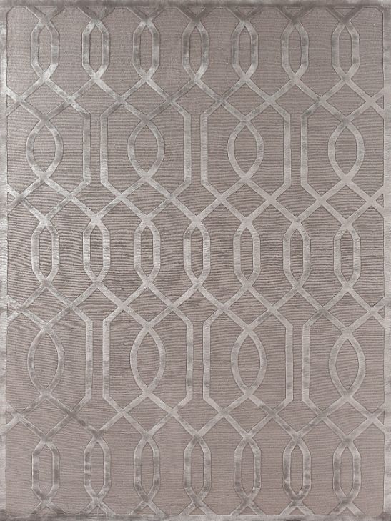 Exquisite Rugs Metro Velvet Handmade Hand-Knotted New Zealand Wool and Viscose  Area Rug
