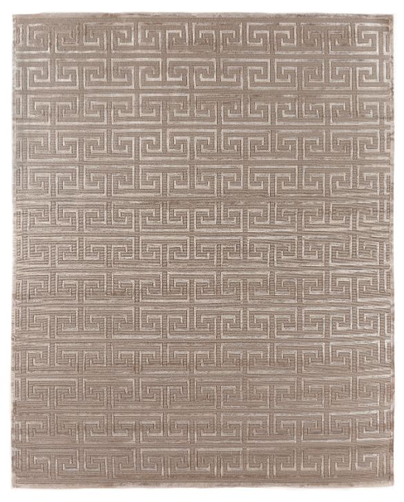 Exquisite Rugs Metro Velvet Handmade Hand-Knotted New Zealand Wool and Viscose  Area Rug