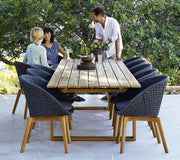 Cane-Line Endless Table - 130.8" W x39.4" D