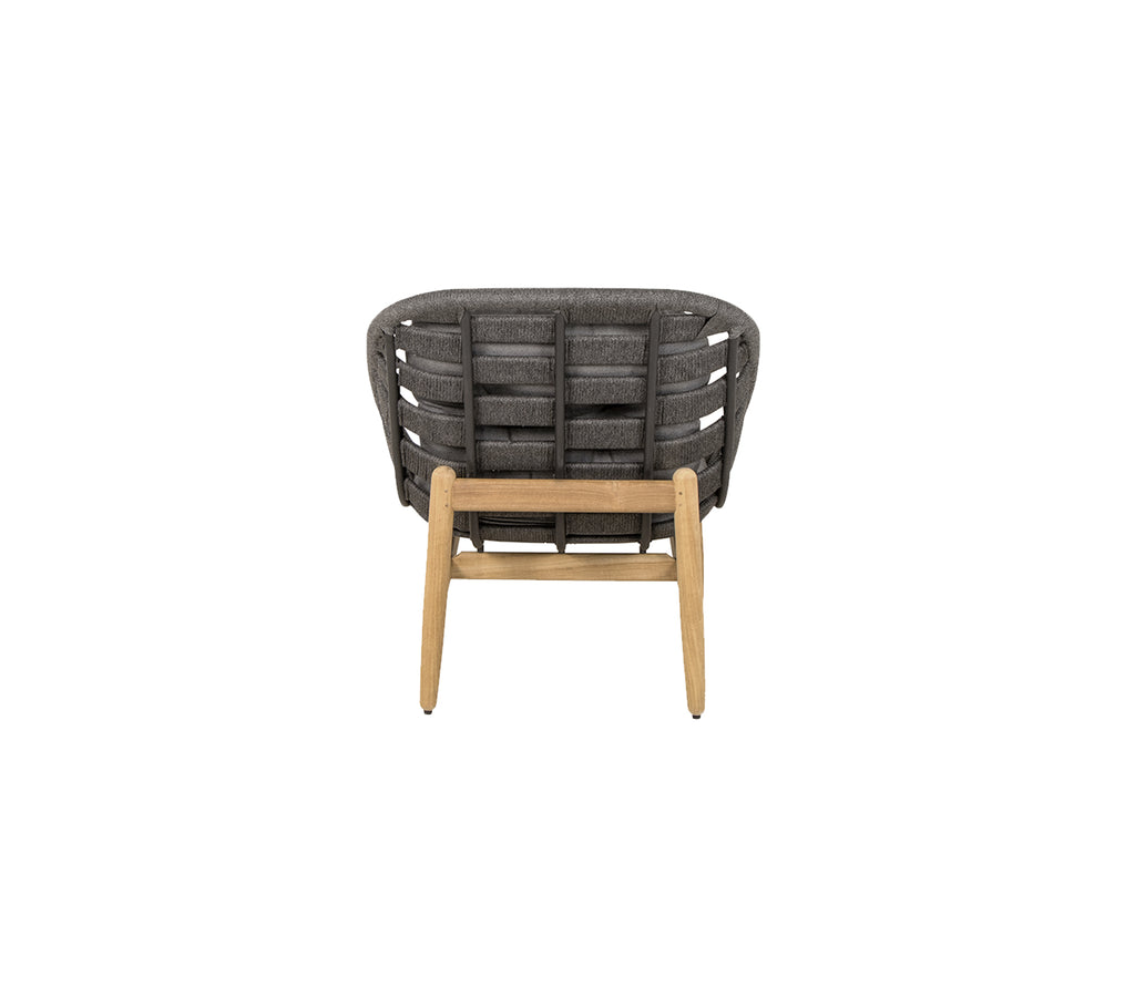 Cane-Line Strington Lounge Chair with Teak Frame - Sonnet Commercial