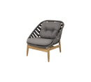 Cane-Line Strington Lounge Chair with Teak Frame - Sonnet Commercial