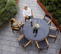 Cane-Line Aspect Dining Table - Dia. 56.7"