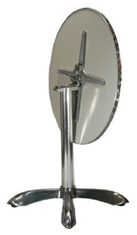 H&D Seating 27.5" Round Aluminum Folding Patio Table
