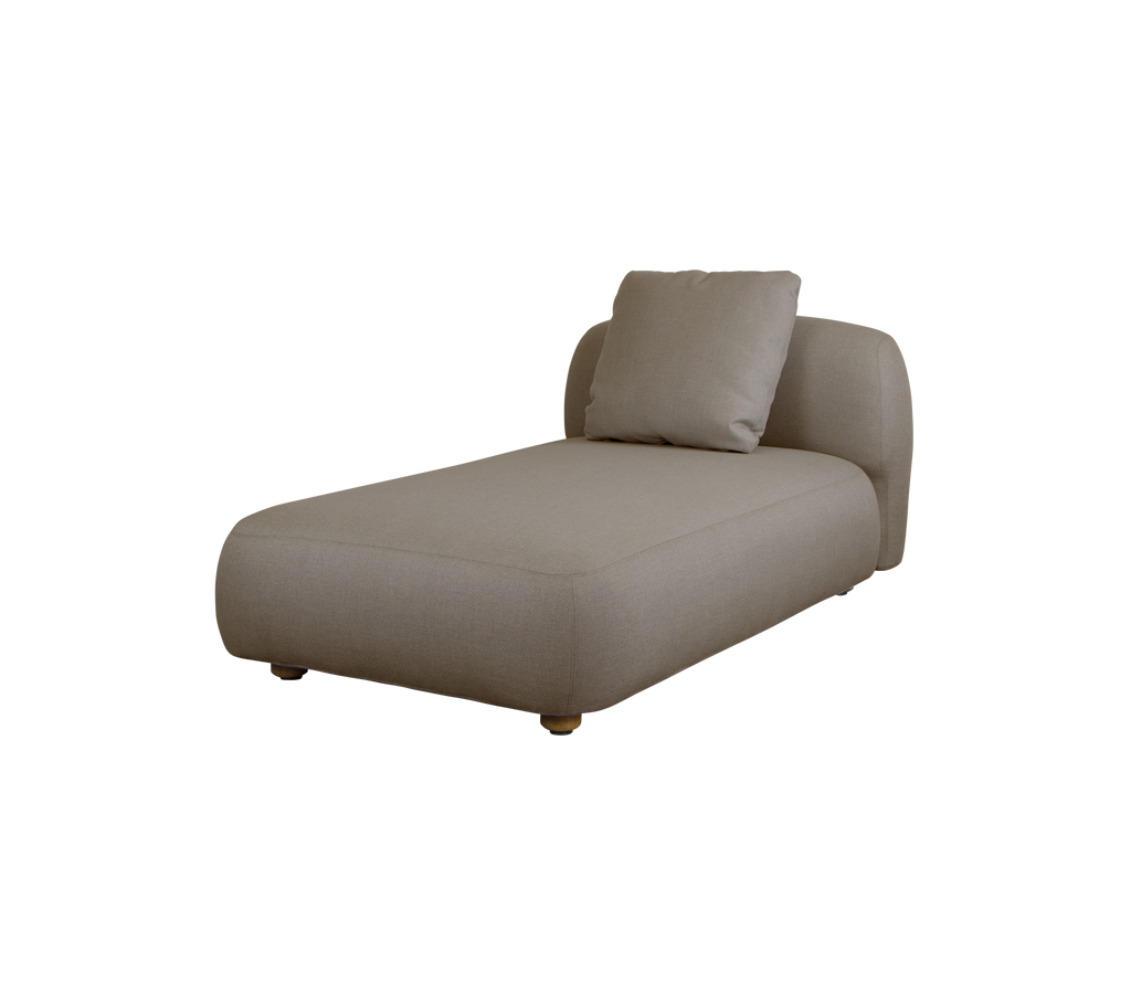 Cane-Line Capture Chaise Lounge Sofa Module - Sonnet Commercial