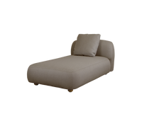 Cane-Line Capture Chaise Lounge Sofa Module - Sonnet Commercial