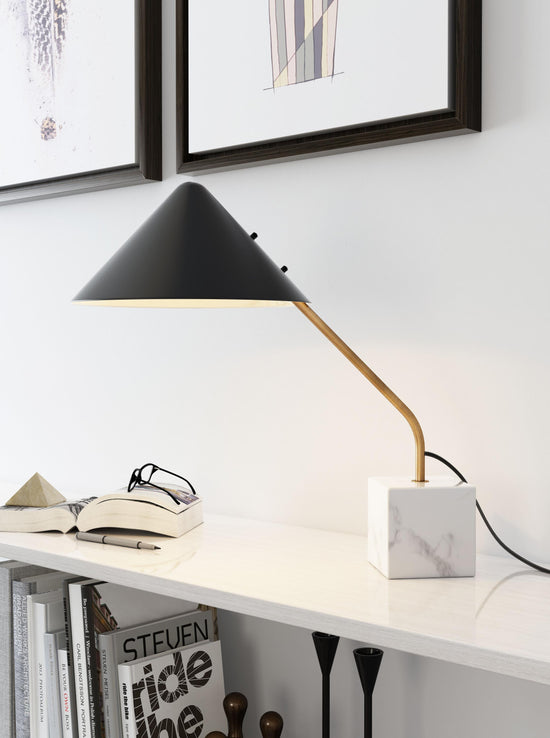 Zuo Modern Pike Table Lamp Black And White