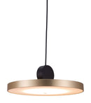 Zuo Modern Mozu Ceiling Lamp Gold And Black, Lighting, Steel, 