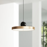 Zuo Modern Mozu Ceiling Lamp Gold And Black, Lighting, Steel, 