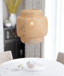 Zuo Modern Finch Ceiling Lamp Natural, Lighting, Bamboo, Steel, 