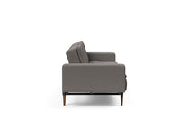 Innovation Living Dublexo Sofa With Arms in Dark Wood/Stainless Steel