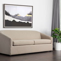 Sunpan Levy Sofa Bed Limelight Oat / Liv Indigo