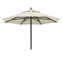 Telescope Casual Commercial Market Umbrella-9' Powdercoated Aluminum Commercial Market Umbrella-1.5" Pole-8 Ribs, Textured White, Red, Aluminum, Outdoor