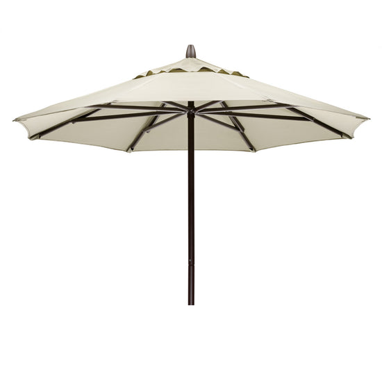 Telescope Casual Commercial Market Umbrella-9' Powdercoated Aluminum Commercial Market Umbrella-1.5" Pole-8 Ribs