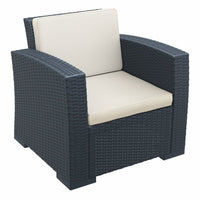 Compamia Monaco Resin Patio Seating 4 piece with Cushion