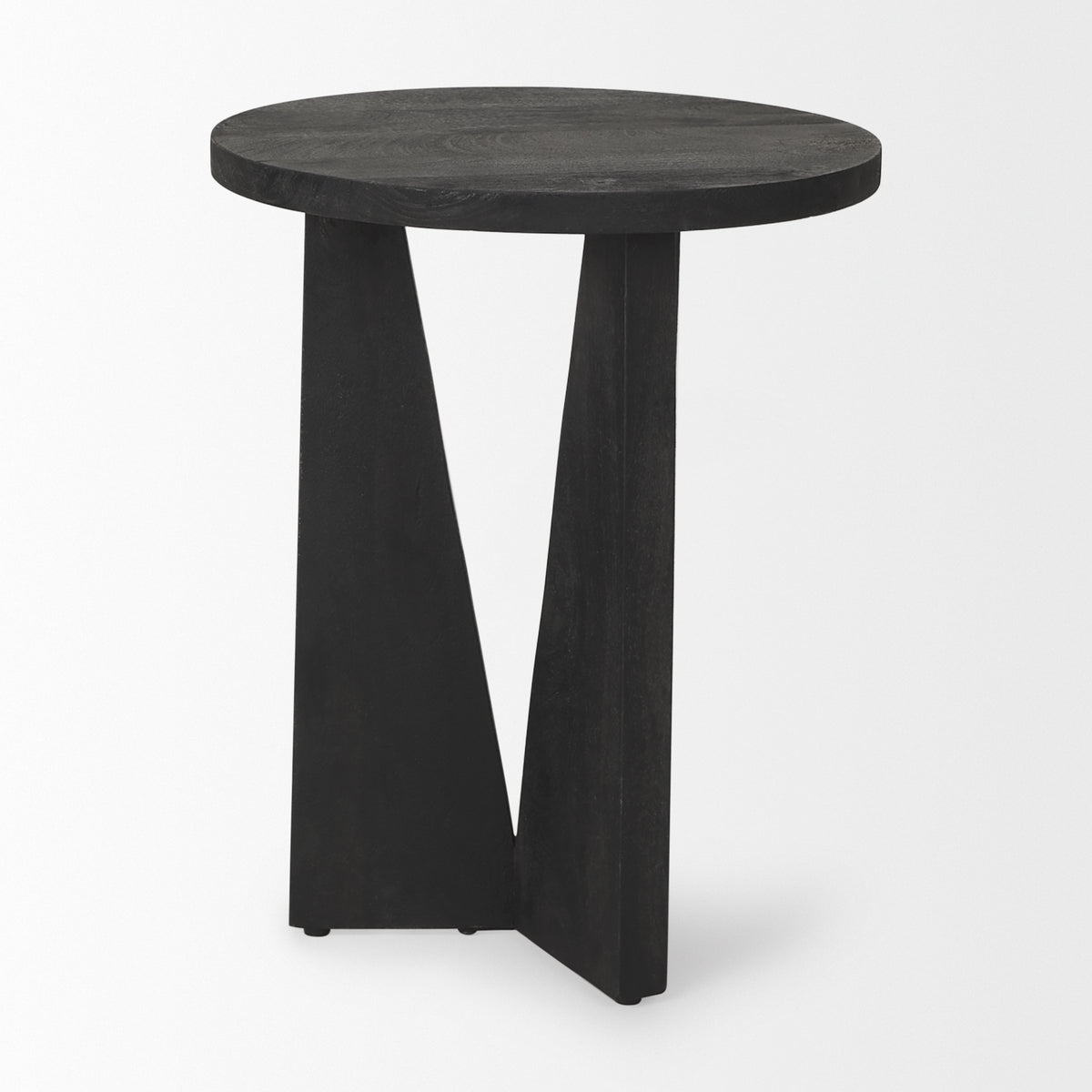 Mercana Mattius Black / Light Wood Accent Table