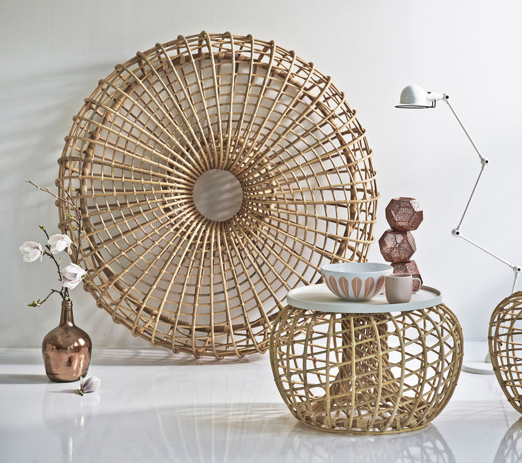 Cane-Line Nest Footstool/Coffee Table - Large - Sonnet Commercial