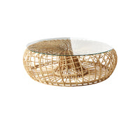 Cane-Line Nest Footstool/Coffee Table - Large - Sonnet Commercial