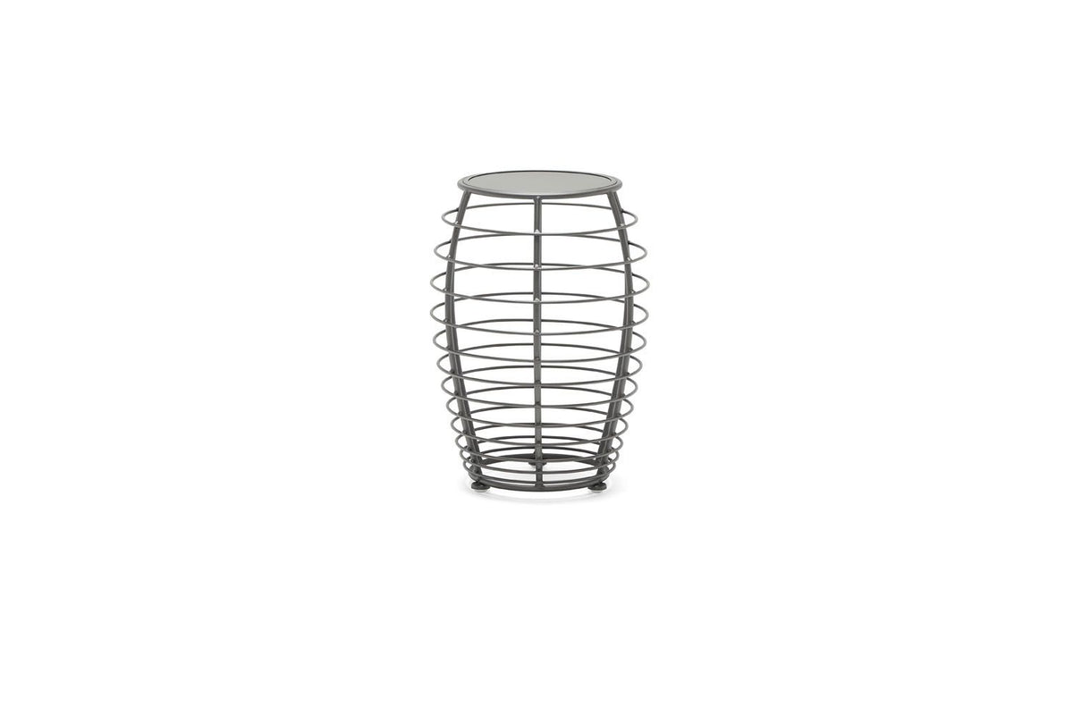 Woodard Latitude Side Table, Default Title, Latitude, Iron, Side TablesOutdoor