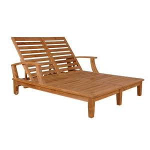 Anderson Teak Brianna Double Sun Lounger with Arm
