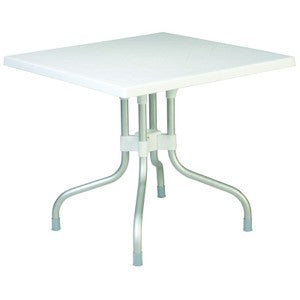 Compamia Forza Square Folding Table 31 inch White