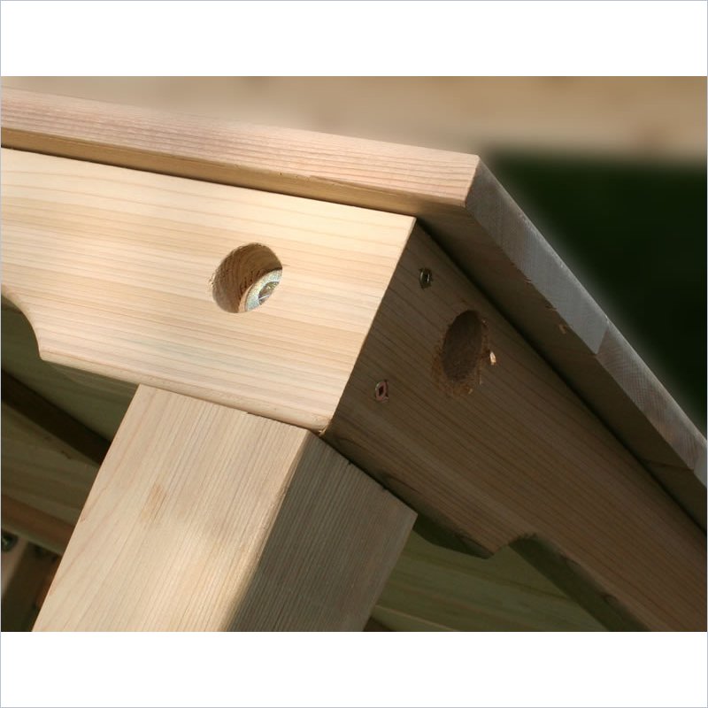 Creekvine Designs 47-Inch Cedar Get-Together Dining Set