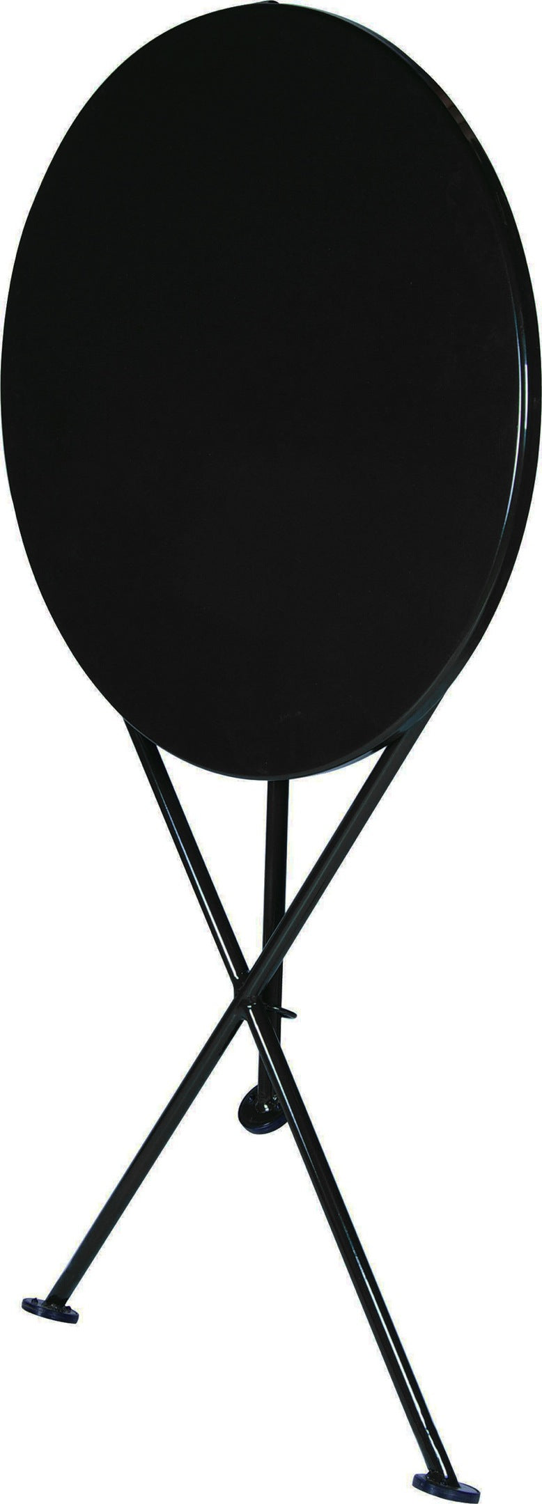 Furniture DesignHouse FrenchCafe  Round Bistro 3-leg Folding Bistro Table / 28" Round Metal Top