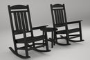 Poly-Wood Presidential 3-Pc. Rocker Set in Black