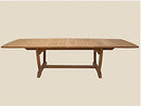 Royal Teak 84/102/120" Gala Expansion Table - Double Leaf