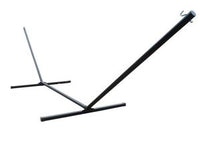 Vivere 15-Foot 3-Beam Hammock Steel Stand in Black, Default Title, Garden Patio Furniture, Outdoor