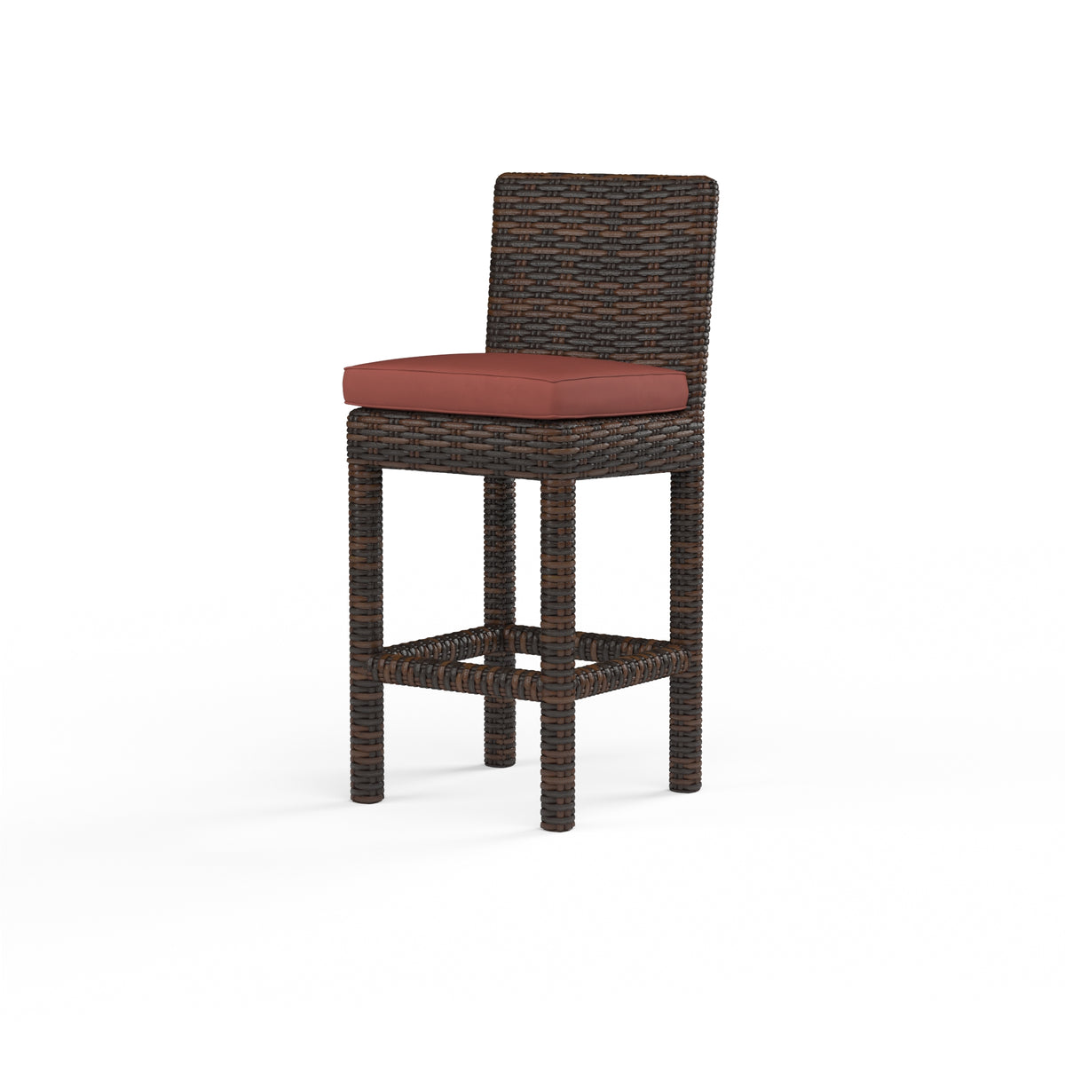 Sunset West Montecito Wicker Barstool with Cushion